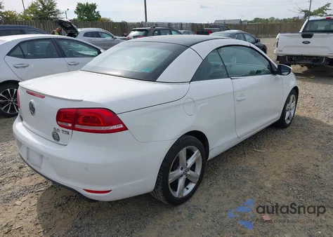 2012 Volkswagen Eos Lux from USA, damaged, VIN WVWFW7AH4CV006249